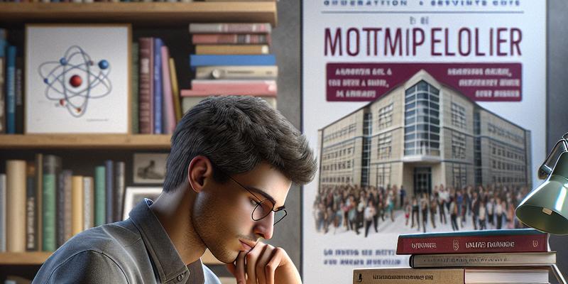 Lettre de Motivation pour Licence STE à Montpellier Lettre de Motivation pour Licence STE à Montpellier